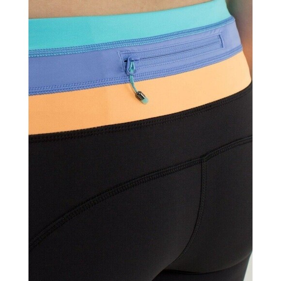 LULULEMON Speed Tight Leggings‎ Full On Luxtreme Women Sz 4 Black Gym Yoga Small - Picture 4 of 16